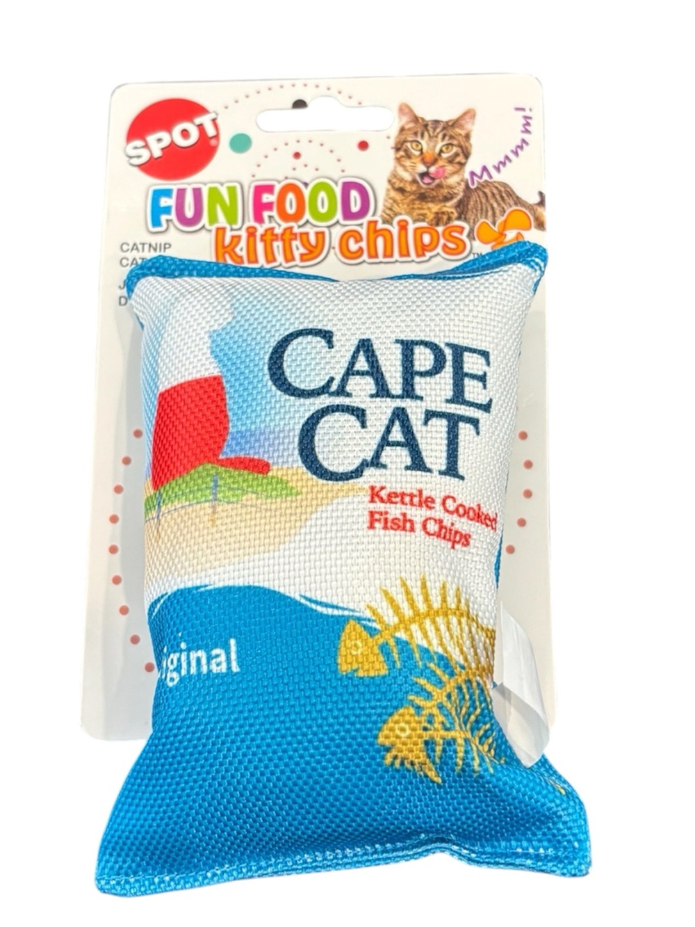 Blue Fun Food Kitty Chips Catnip Toy